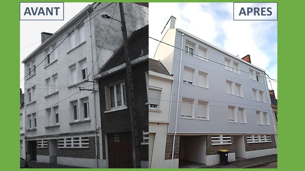 Rénovation énergétique globale d'un immeuble à Saint-Nazaire (Loire-Atlantique)